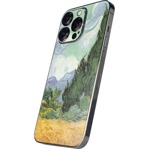 Vincent Van Gogh Wheatfield with Cypresses iPhone 14 Pro Skin